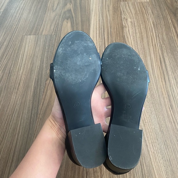 Two Strapped Black Heeled Sandals - Picture 5 of 5